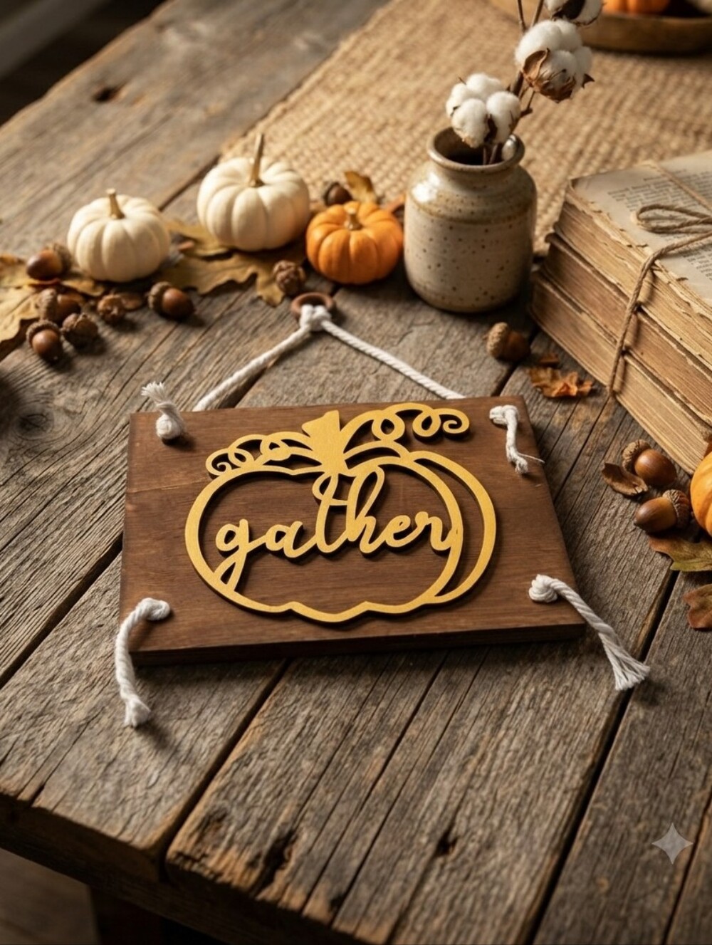 Rustic Pumpkin Fall Decor - Picture 4 of 7
